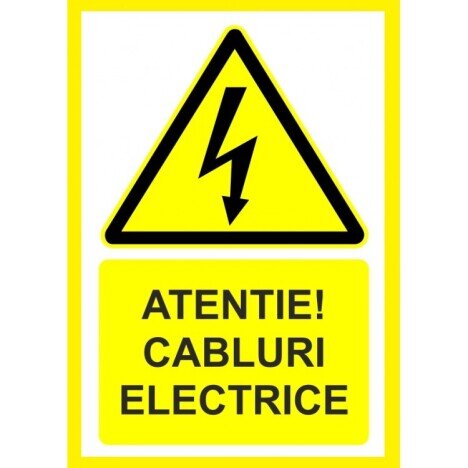 Placuta pentru cabluri electrice